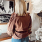 The Sonnet Blouse - Brown