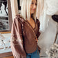 The Sonnet Blouse - Brown