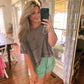 Cloud Cover Tee - Gray