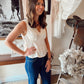The Estelle Tank - Ivory