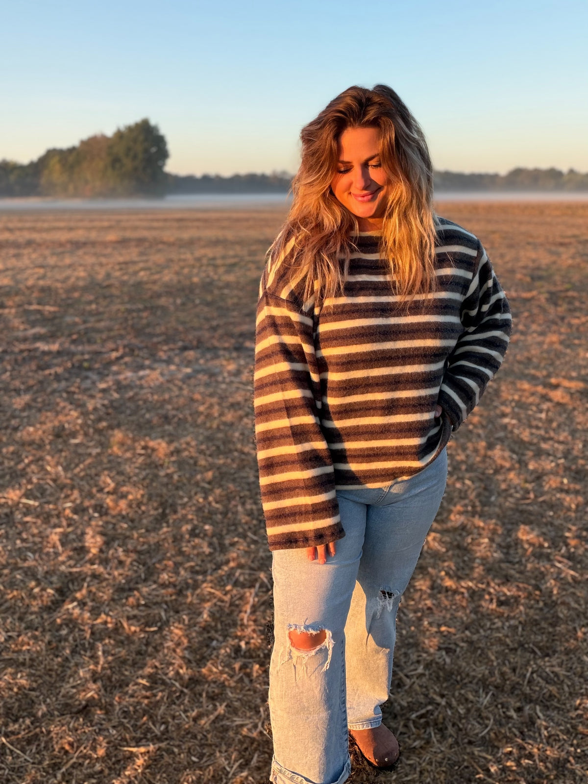 Striped Autumn Top