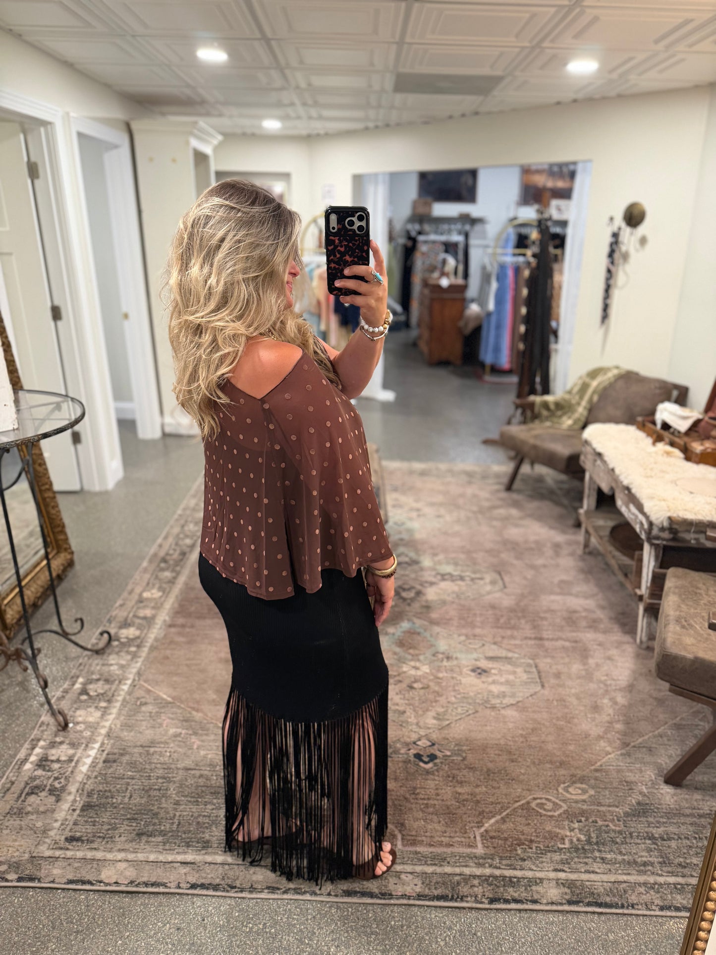 The Cordelia Dot Cape