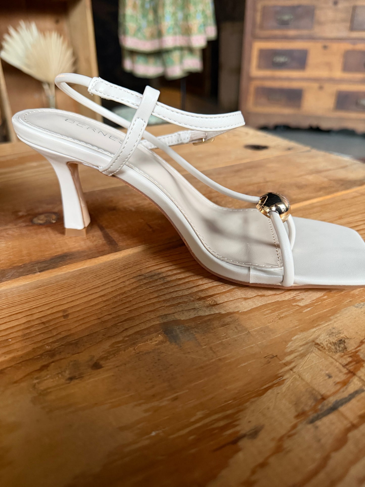 The Hisako Heel Beige