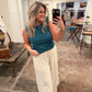 Linen Palazzo Pant – Sand