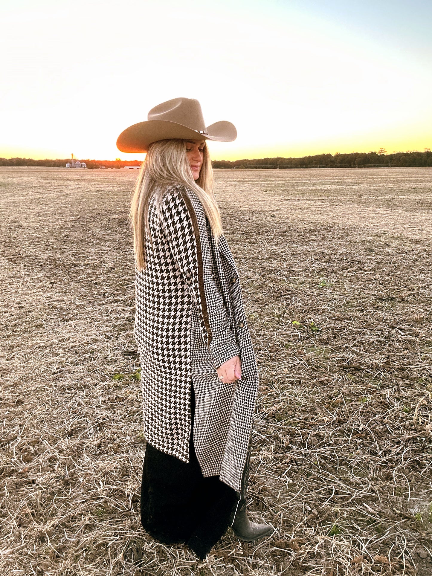 Knoxville Houndstooth Coat