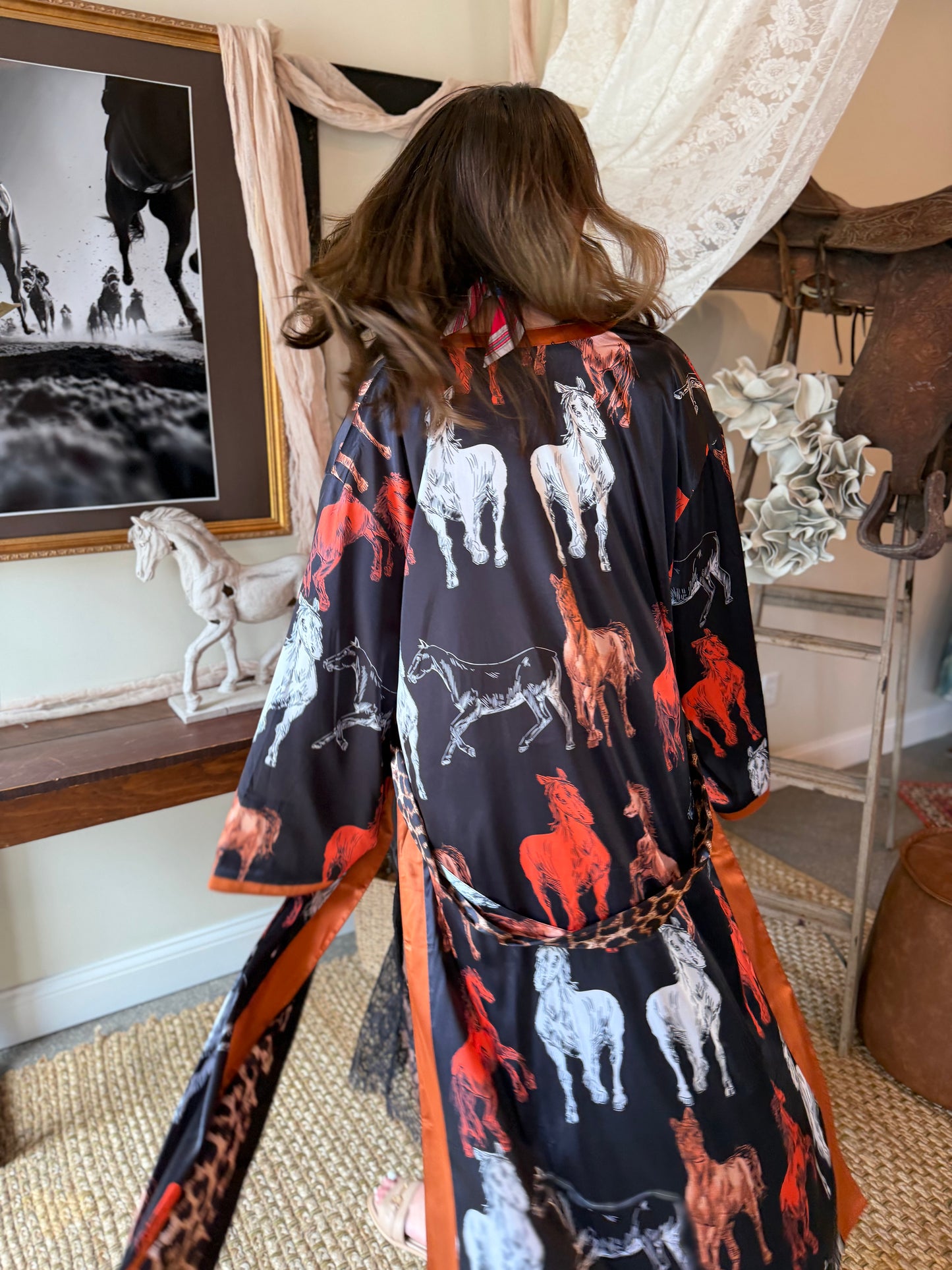 The High Plains Heiress Silk Kimono
