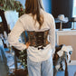 Floral Tapestry Corset Top