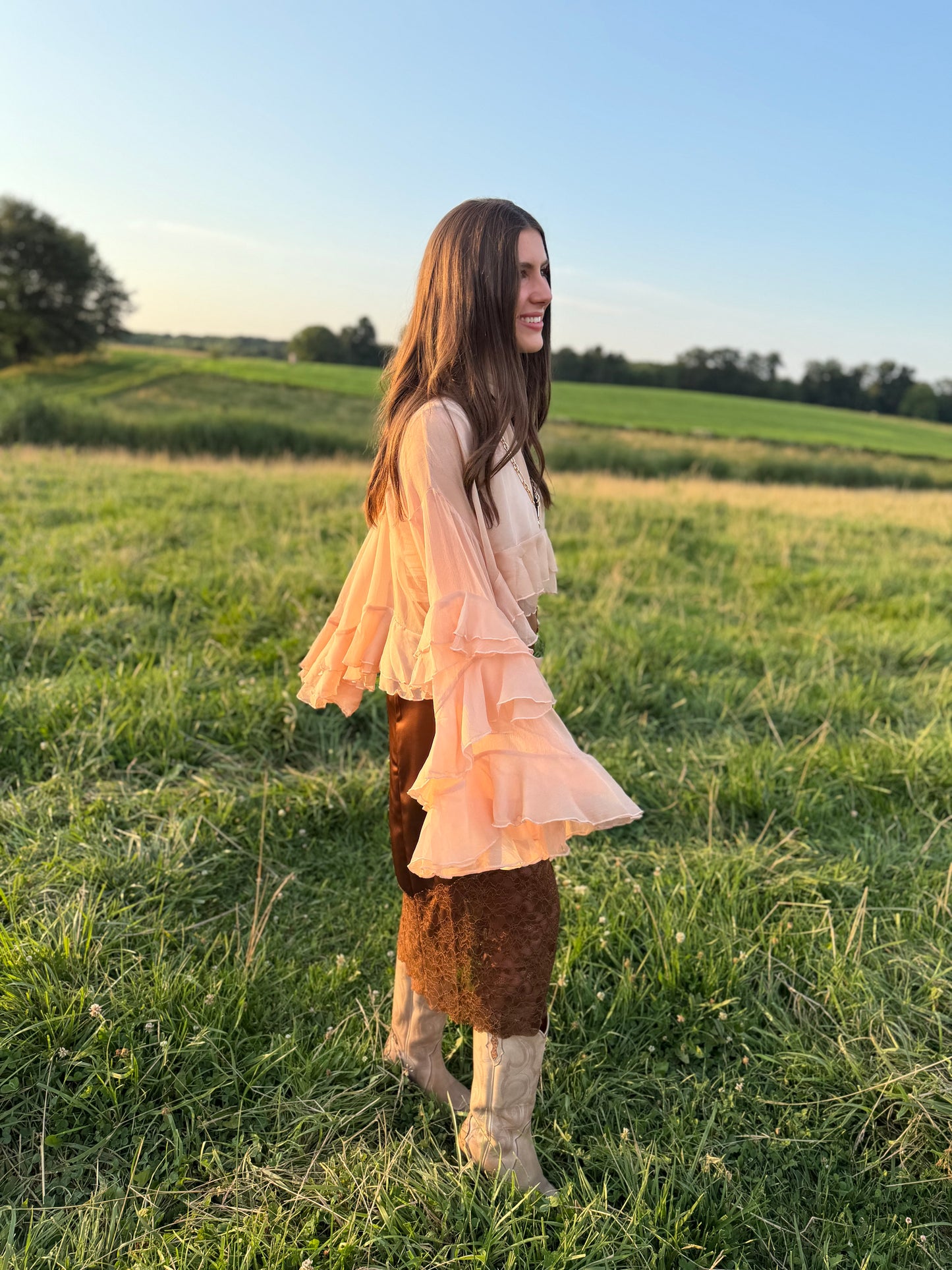 The Willow Ruffle Blouse