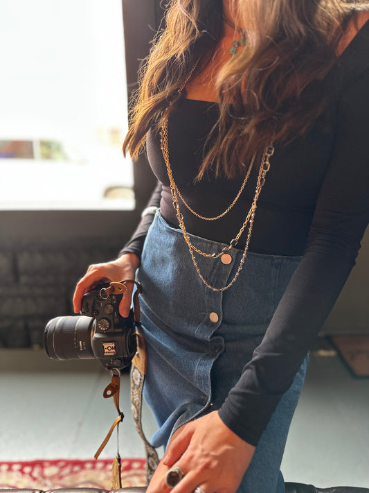 Magnolias Denim Skirt