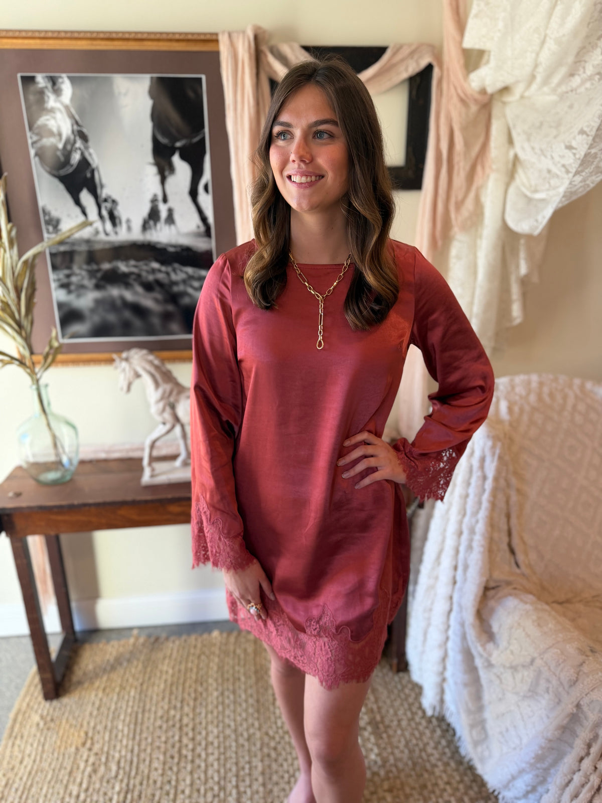The Cranberry Estate Dress