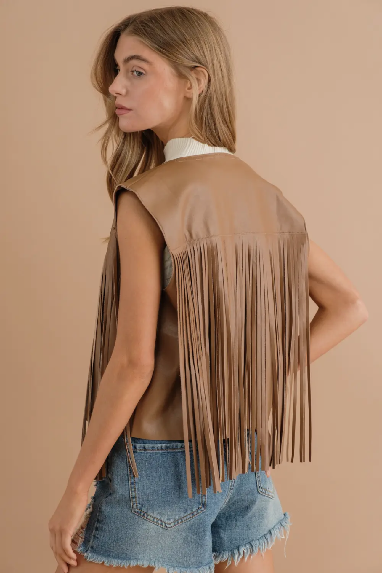Dust & Daylight Fringe Vest