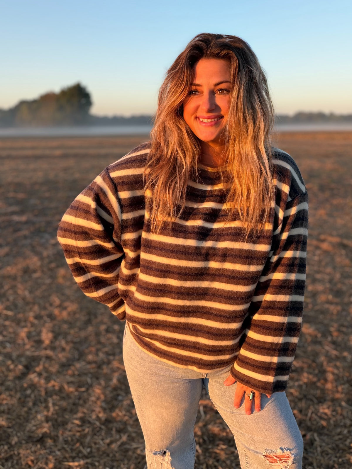 Striped Autumn Top