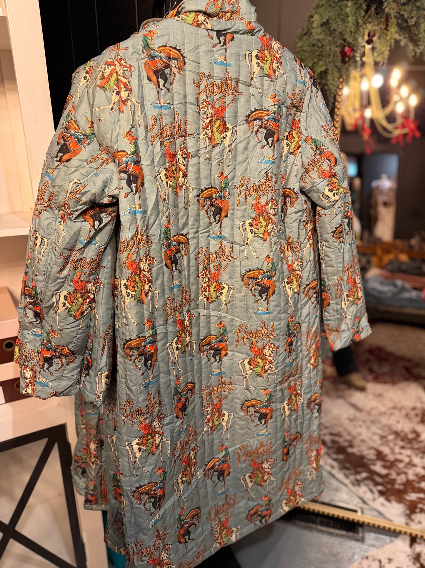 Howdy Quilted Cowboy Jacket