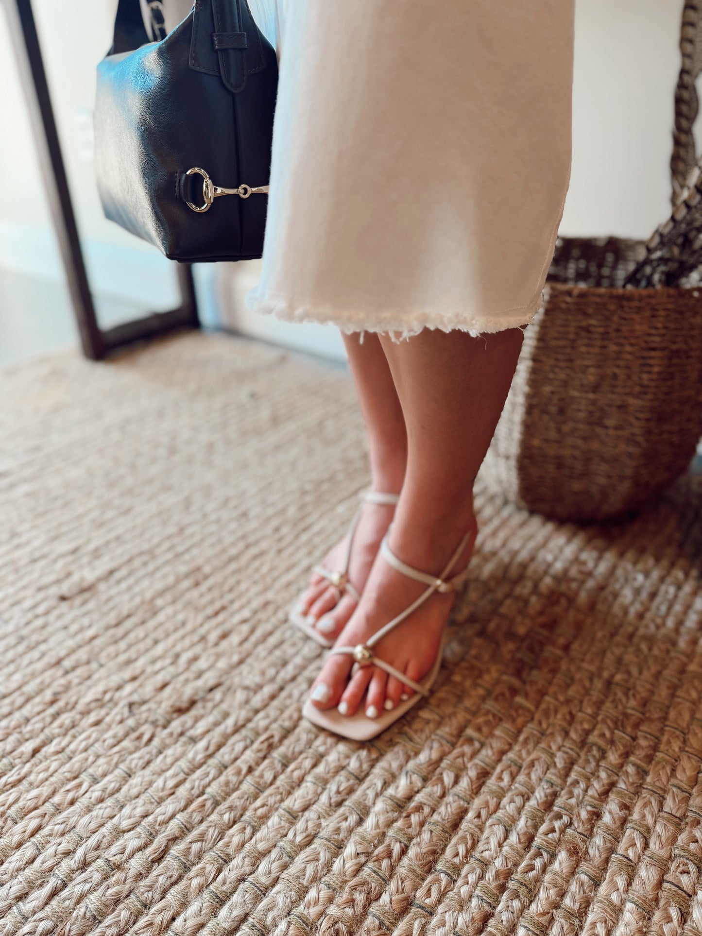 The Hisako Heel Beige