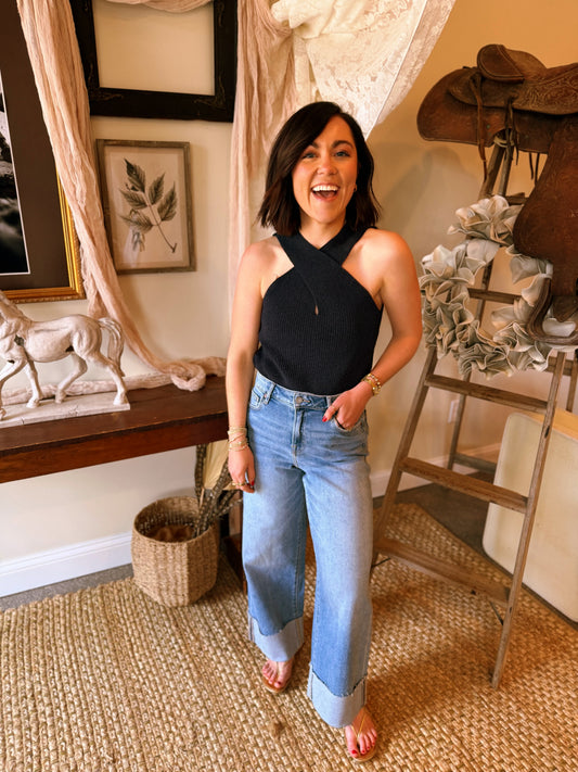 The Midnight Riviera Knit Top