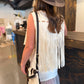 Emmelines Ivory Fringe Vest