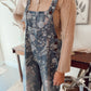 The Bluebell Garden Bibs - Denim & Lilac
