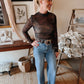 Midnight Rodeo Mesh Top