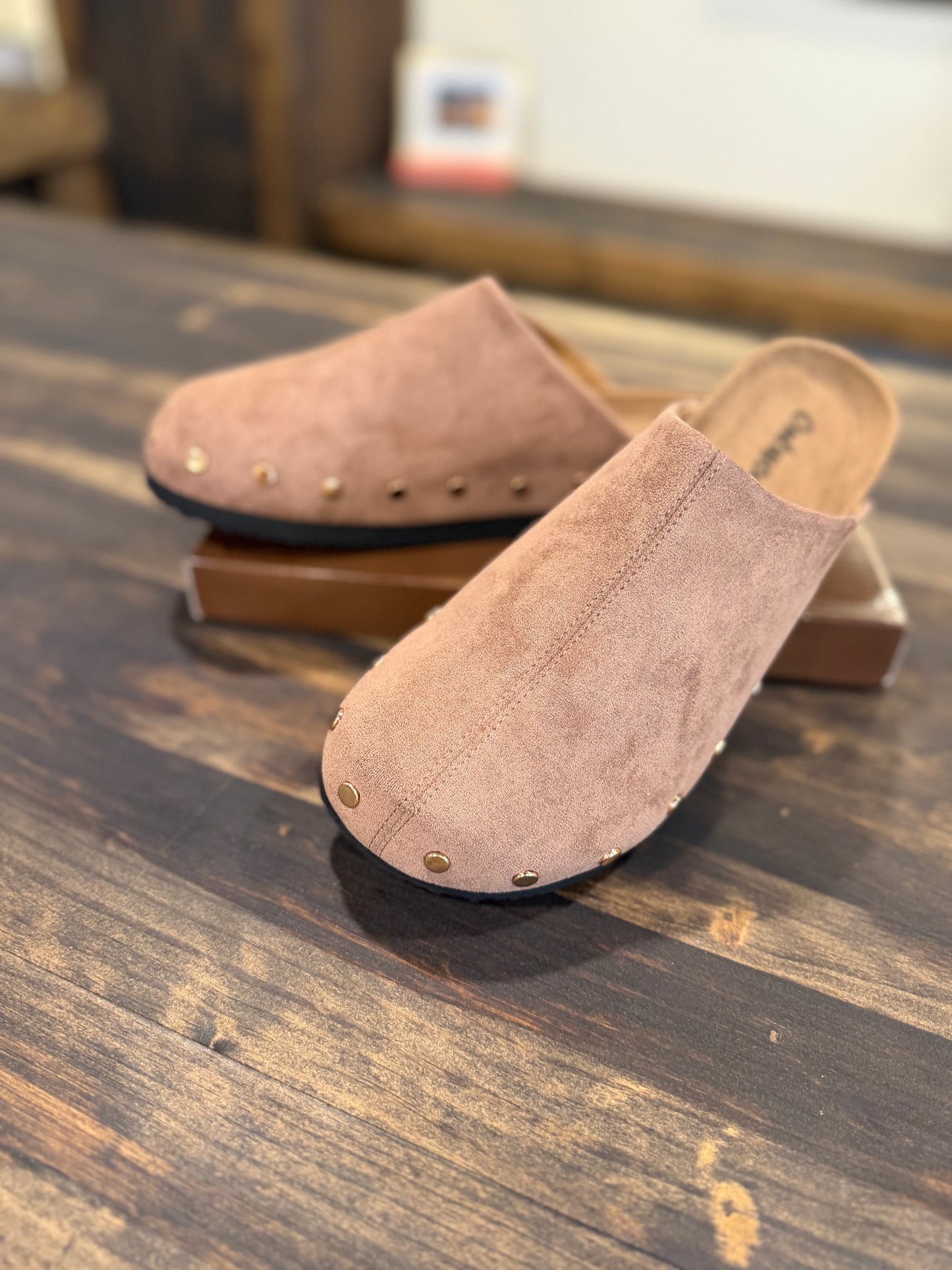 The Saddleback Studded Clog