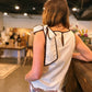 The Briar Bow Top - Tan
