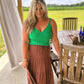 Sunset Swing Skirt - Chocolate