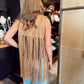 Fringe Suede Western Vest