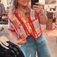 Pearls Patchwork Top