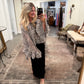 The Marlowe Zebra Blouse