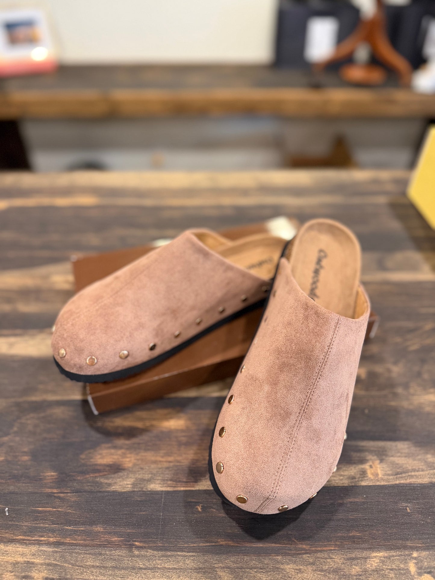 The Saddleback Studded Clog