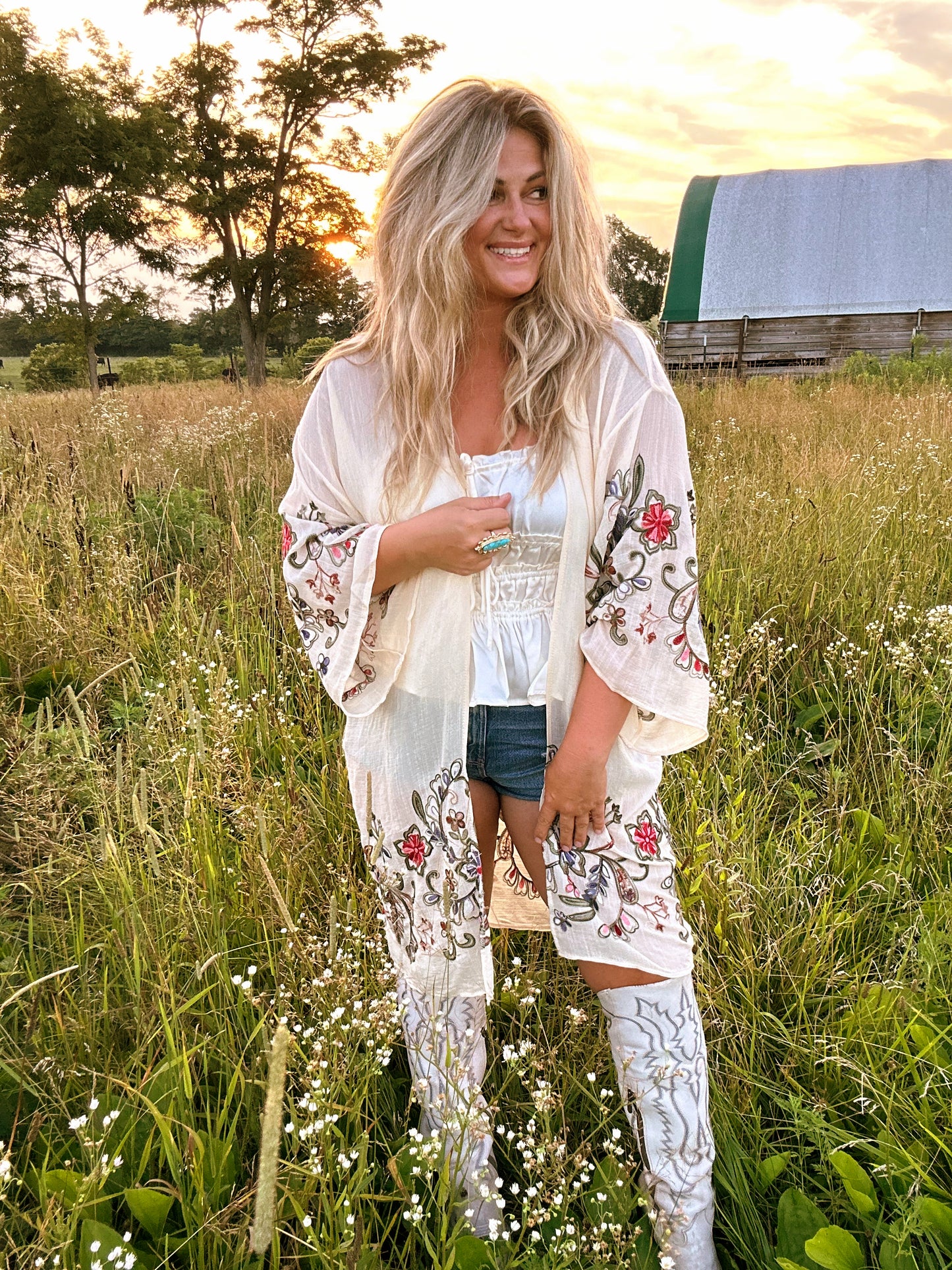 Flower Child Kimono