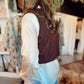 Suede Western Vest