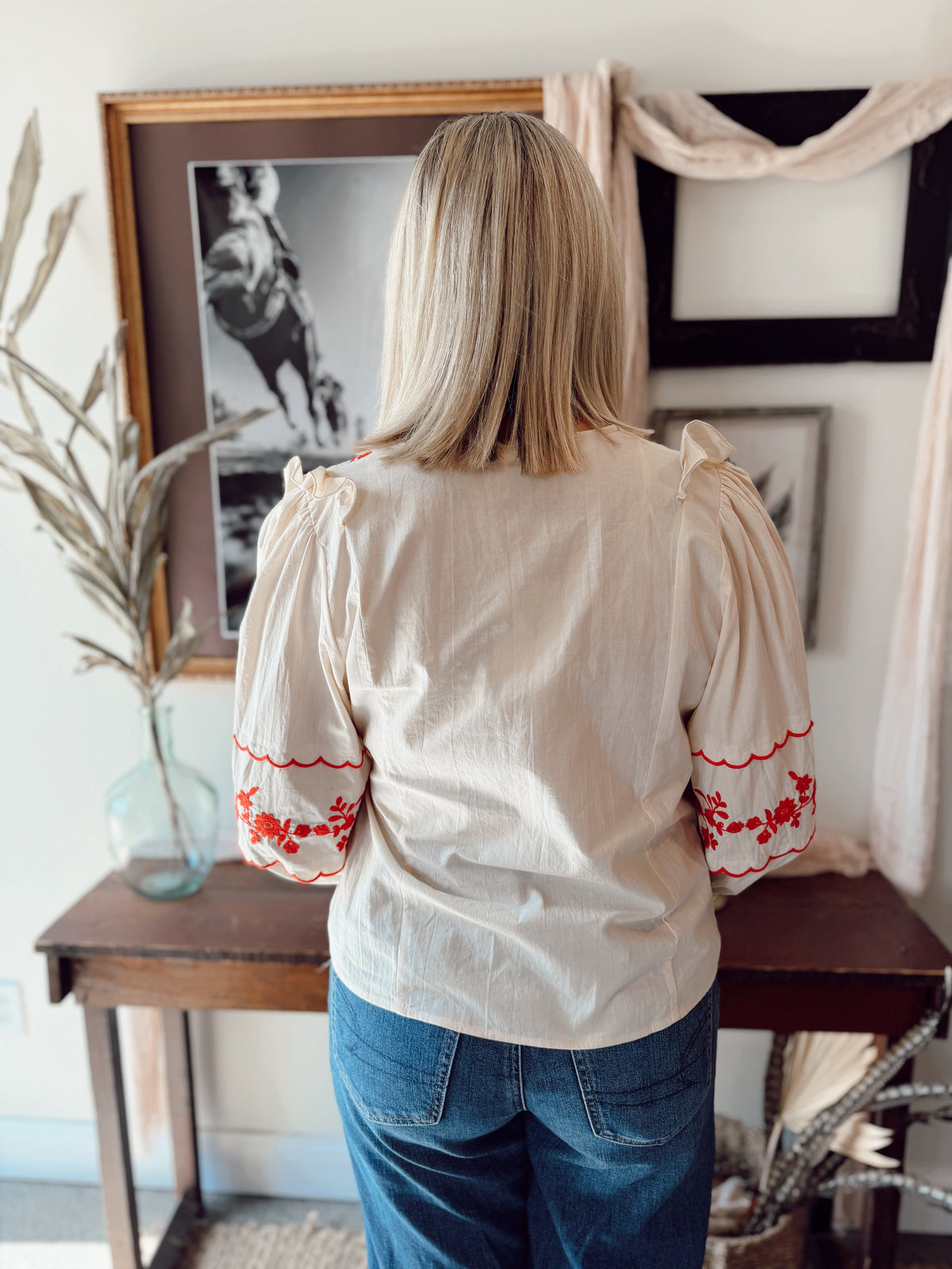 The Sonnet Blouse - Cream
