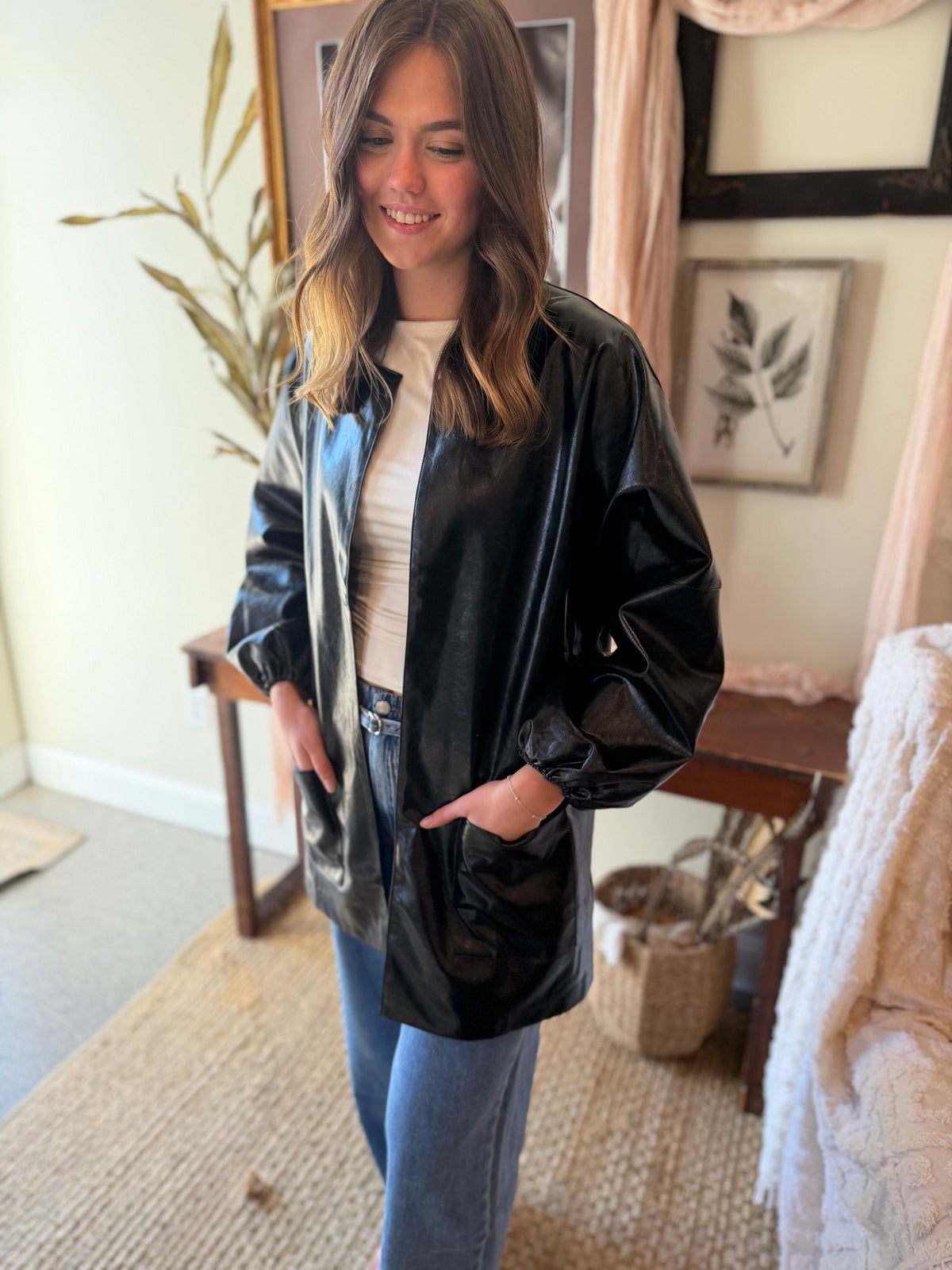 The Kensington Leather-Look Jacket