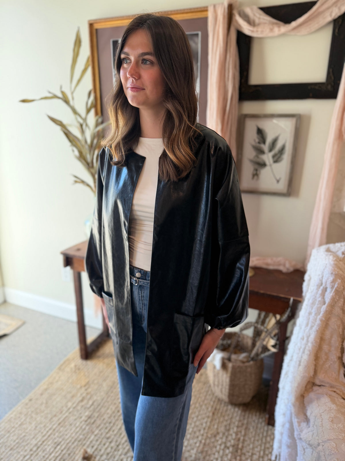 The Kensington Leather-Look Jacket