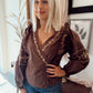 The Sonnet Blouse - Brown
