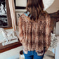 Dessert Bloom Cheetah Top