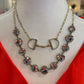 1888 Mixed Layered Snaffle Bit 18” Necklace