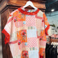 Pearls Patchwork Top