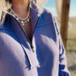 Switchback Purple Pullover