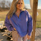 Switchback Purple Pullover
