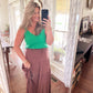 Sunset Swing Skirt - Chocolate