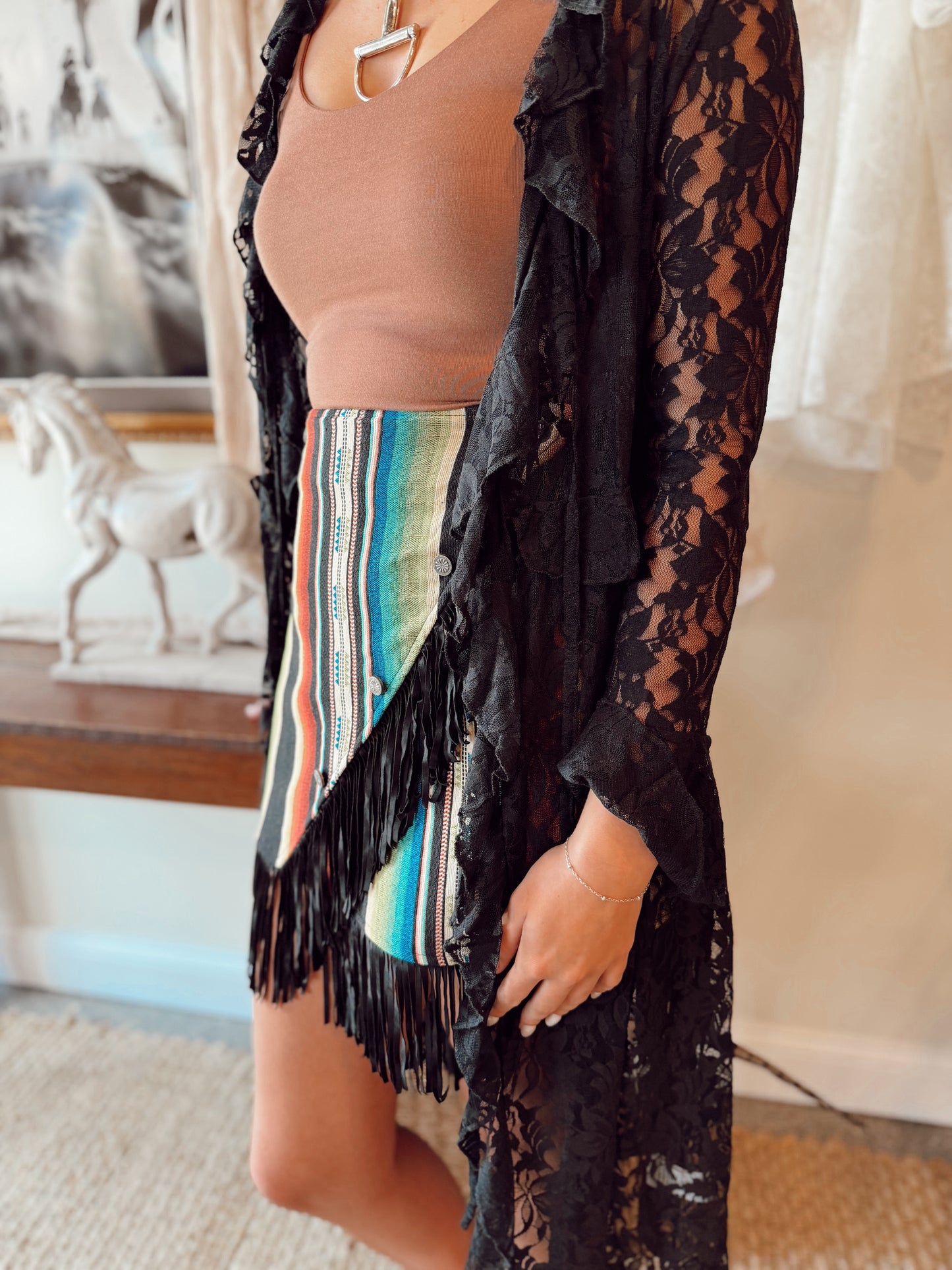 Winona’s Woven Serape Skirt