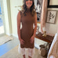 The Eloise Lace Sweater Dress