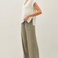 Dolman V-Neck Sweater - White