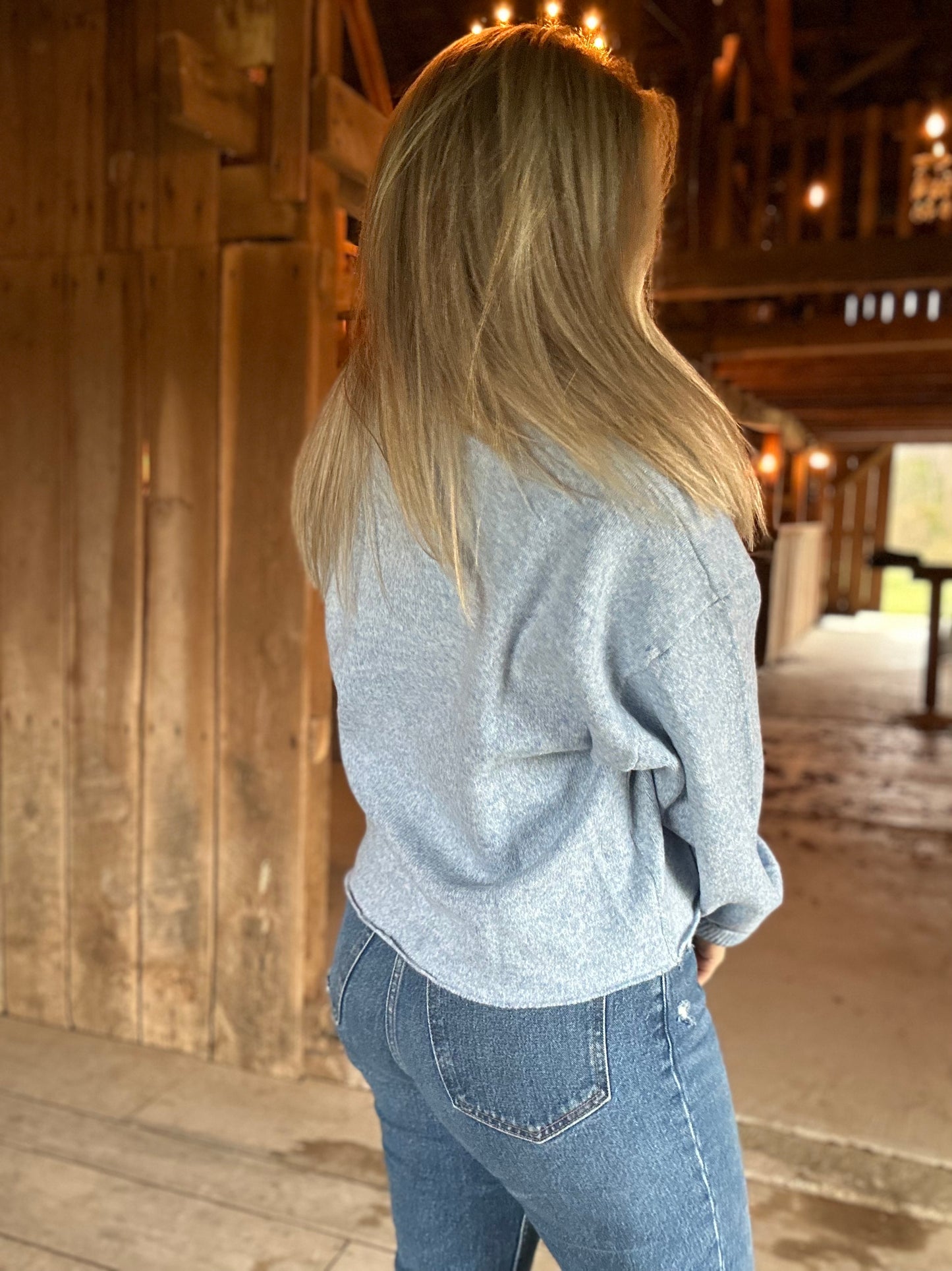 Genevieve’s Collared Sweater