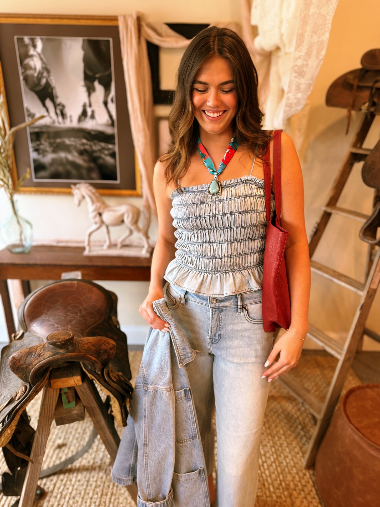 Bluebell Smocked Top