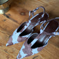 The Darleane Cowhide Heel