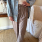 The Astor Dot Pants - Brown