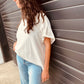 Sun Soaked Oversized White Tee