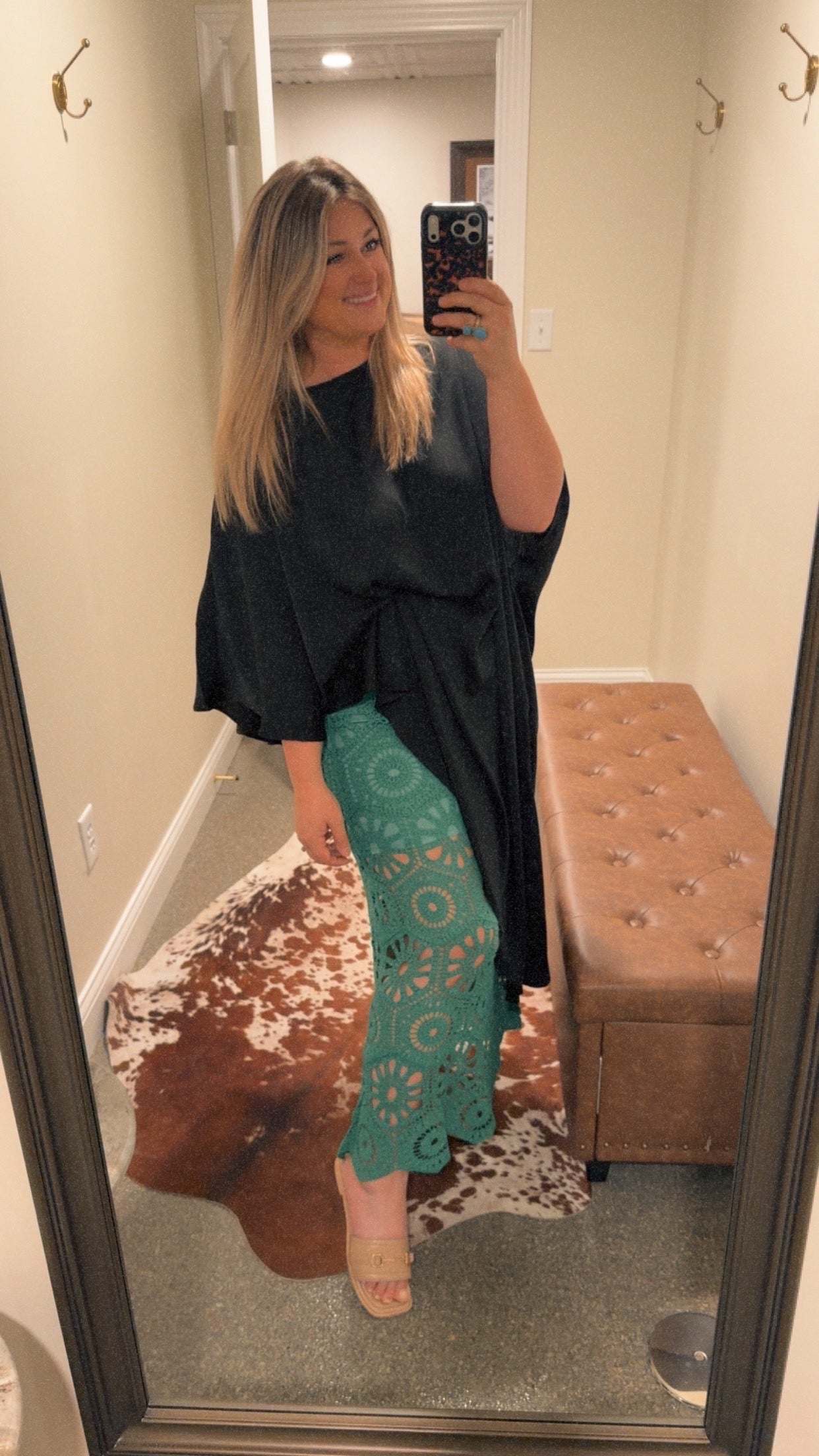The Meadow Crochet Skirt - Green